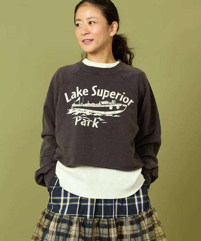 Grunge Cutoff Short Sweatshirt
