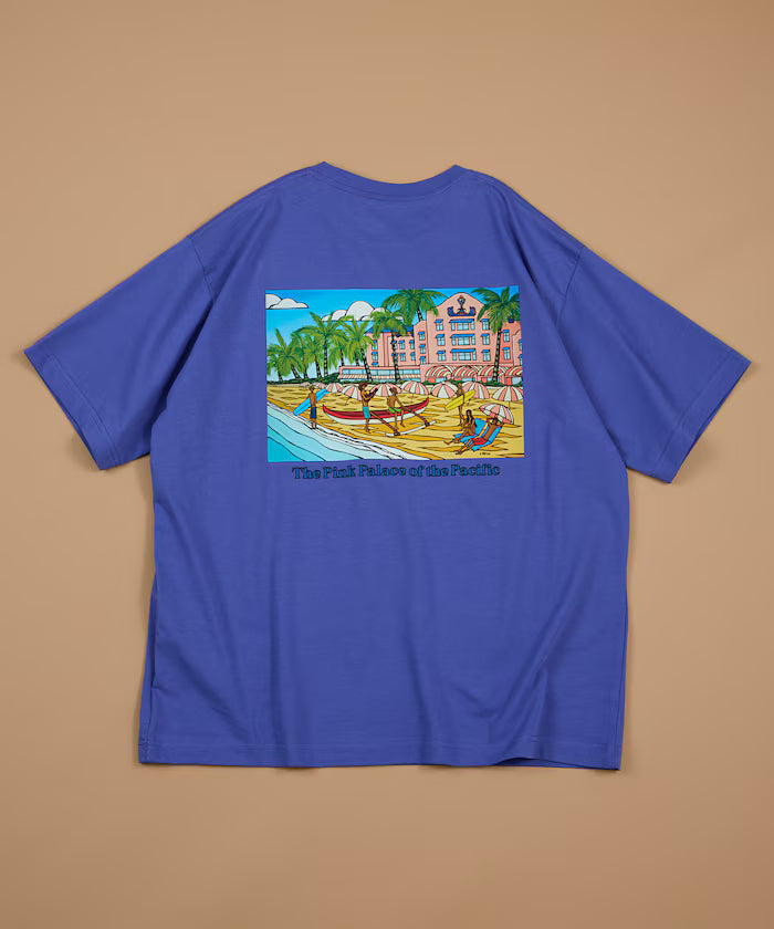 GREENROOM GALLERY × FREAK'S STORE / Greenroom Gallery Exclusively Designed Heather Brown Short Sleeve T-Shirt