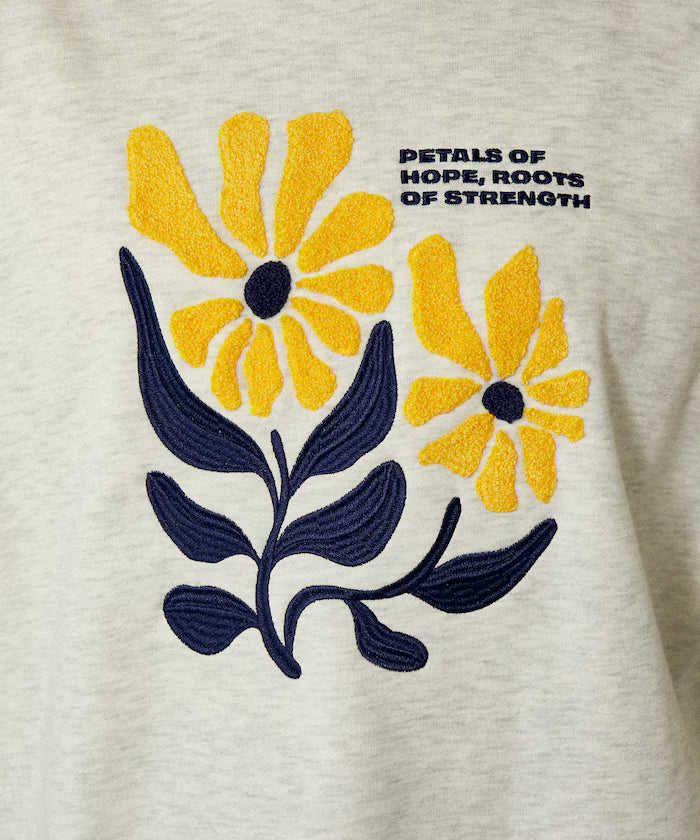 Daisy Embroidered Crew Sweat Limited Edition