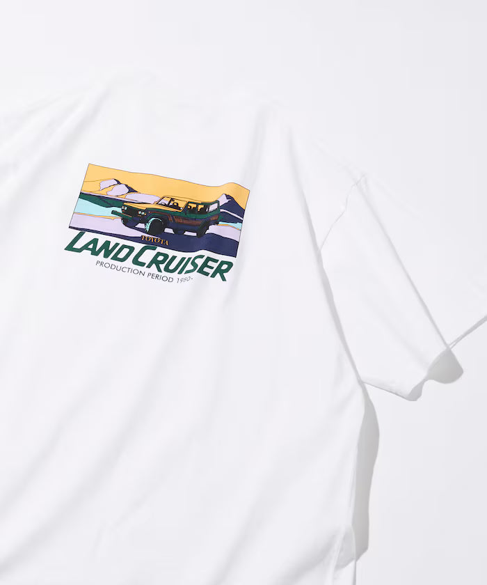 Relaxed Fit Land Cruiser 60 Back Print Short Sleeve Crew Neck T-Shirt