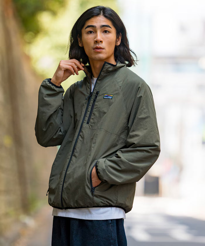 Relaxed Fit Nylon Fleece Reversible Blouson [Limited Release]