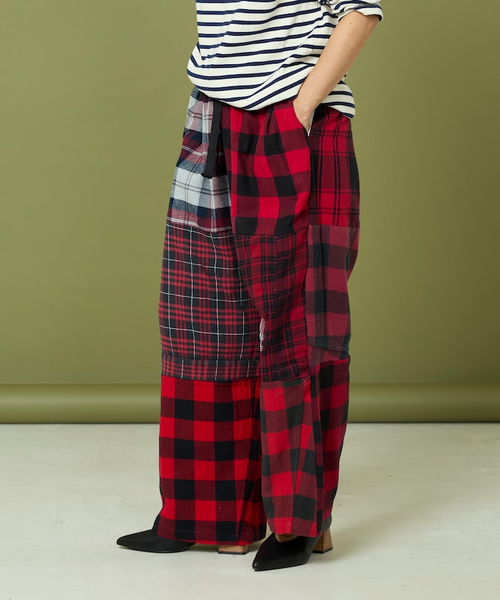 Flannel Check Easy Pants