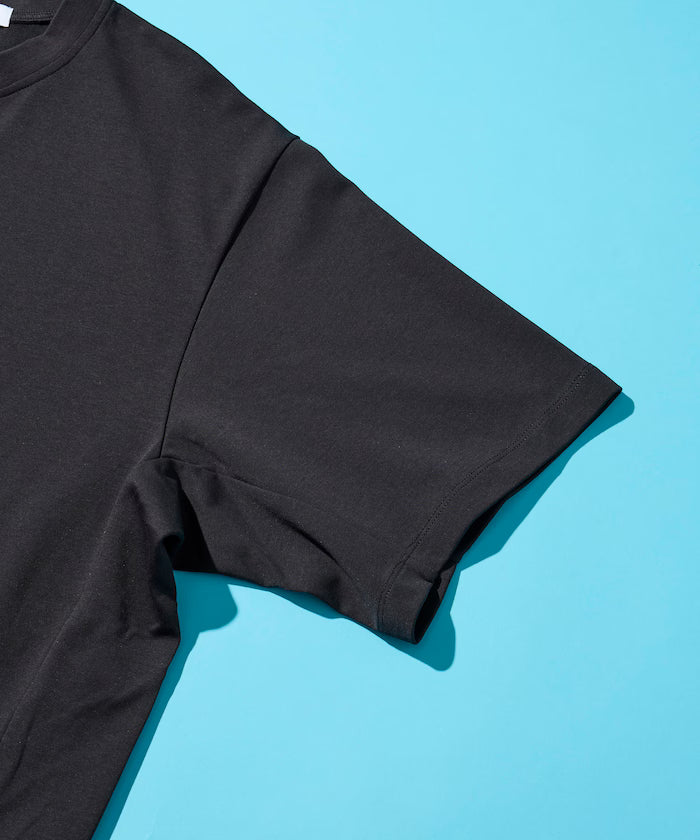 SUPER ICE / Super Ice Henry Neck Spindle T-Shirt Contact Cold Sensation / Quick Drying / UV Cut