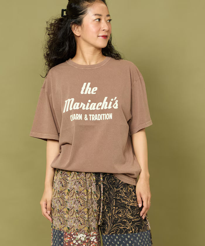 Flocky Print Big T-shirt