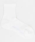 Washi Plain Quarter Socks (Fits 25.0-27.0cm) - White