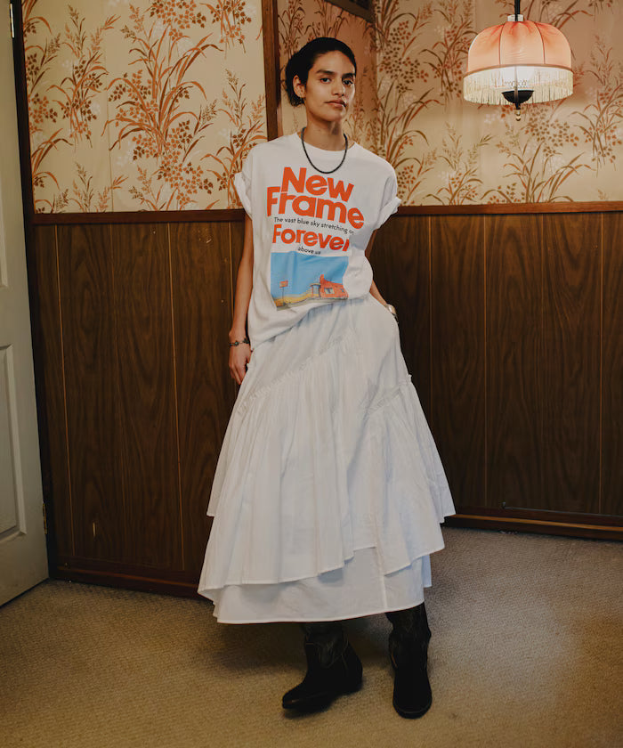 India Frill Maxi Gathered Skirt