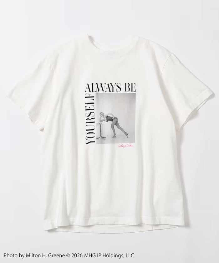 Marilyn Monroe Short Sleeve Monochrome Photo T-shirt