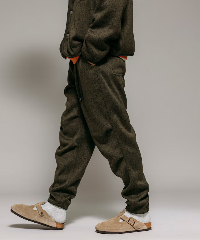 Relaxed Fit Knit Fleece Easy Jogger Pants