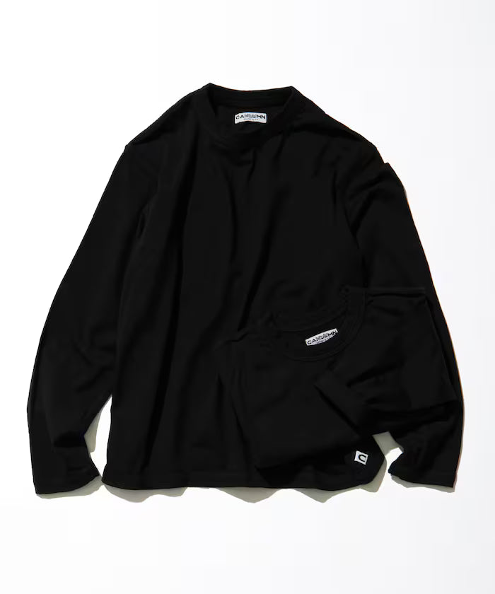 2-Pack Reversible Long Sleeve Tee “TIGHT FIT” - Black