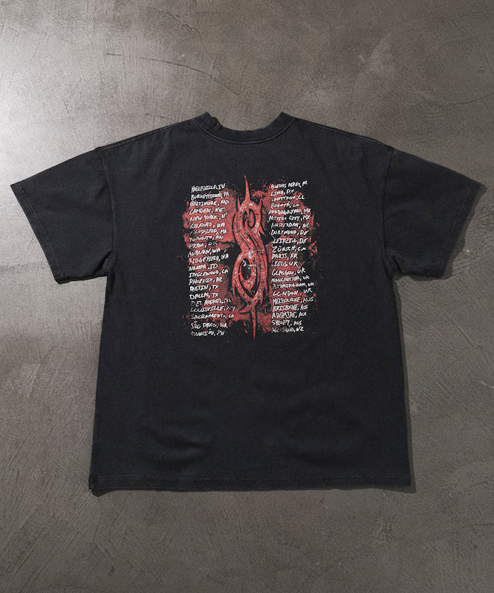 【EXCLUSIVE】Vintage-like Slipknot Back Print T-shirt / Slipknot