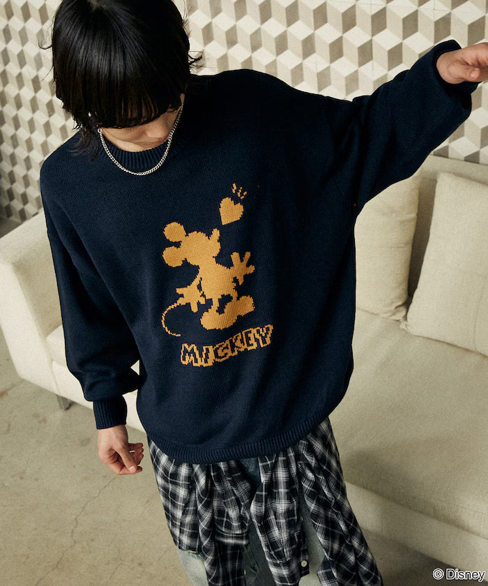 Limited Edition 'DISNEY MICKEY MOUSE' SHADOW KNIT