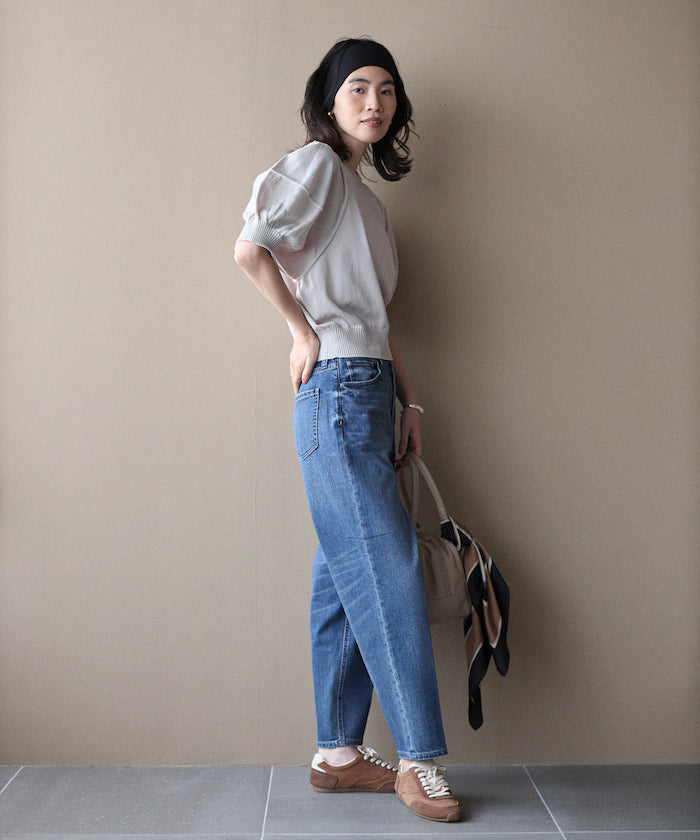 [March 11th 12:00 Release] Japan-Made Whole Garment Puff Sleeve Top