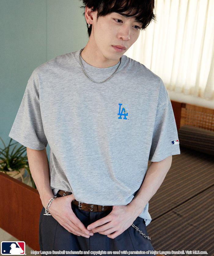 Limited Edition MLB One Point Flower Embroidery T-Shirt