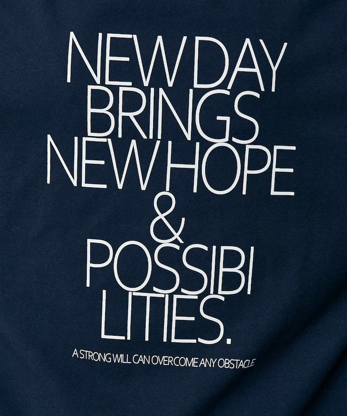 LOVE POP STUDIO NEW DAY Typography T-shirt Limited Edition