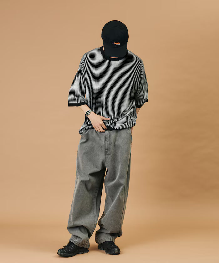 [New Color Added] SUPER ICE / Super Ice Crew Neck Knit T-Shirt / Contact Cooling