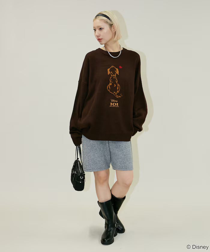 Special Order 101 DALMETIANS HEART KNIT