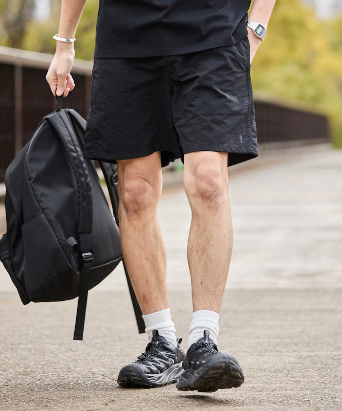 Nylon Short Length Baggy Shorts