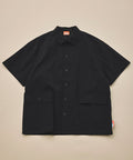 FREAK'S STORE for BEACH & FES Recycled Nylon Short Sleeve Shirt - Black