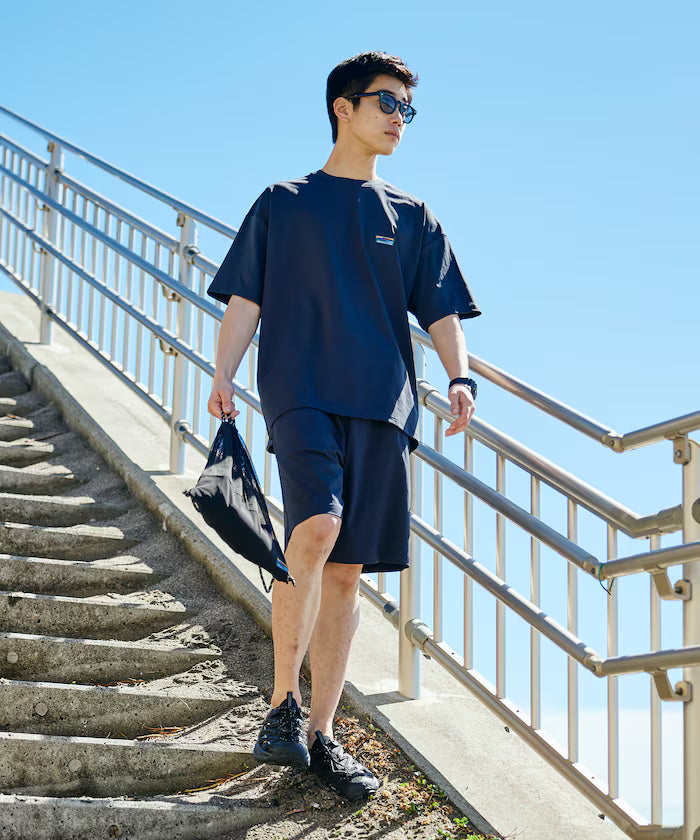 SPEEDRY Set with Bag Stretch Setup/T-Shirt/Shorts/3 in 1 /Rash Guard/Quick Dry/UV Cut/Heat Shield 【Limited Edition】