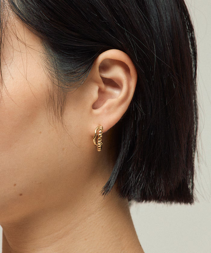 Double Hoop Earrings / For Both Ears