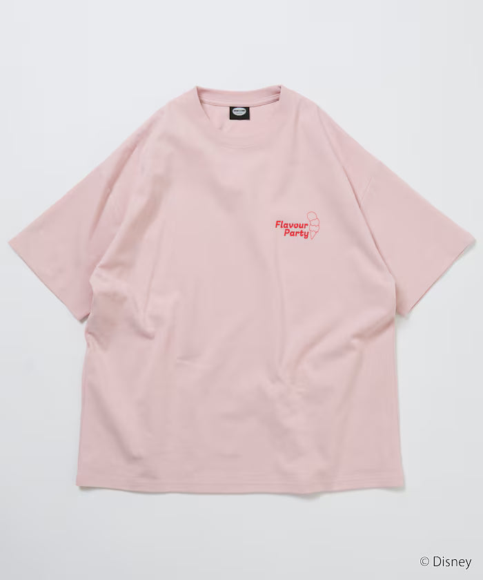 DISNEY Mickey Mouse Exclusive Big Silhouette Back Print T-Shirt / HAVE FUN 【Limited Edition】