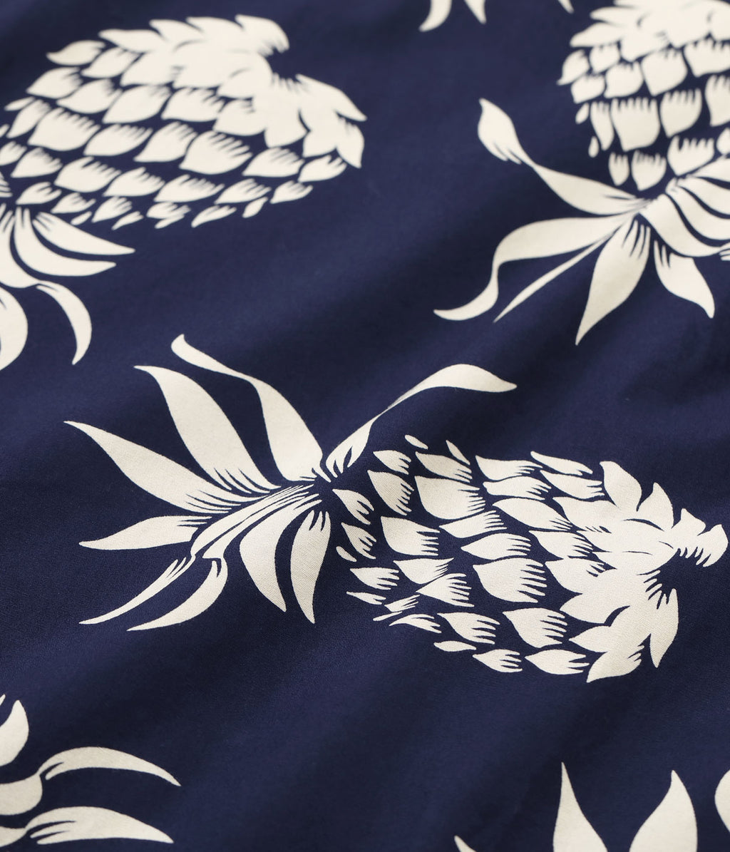 DUKE KAHANAMOKU COTTON HAWAIIAN SHIRT “DUKE'S PINEAPPLE”