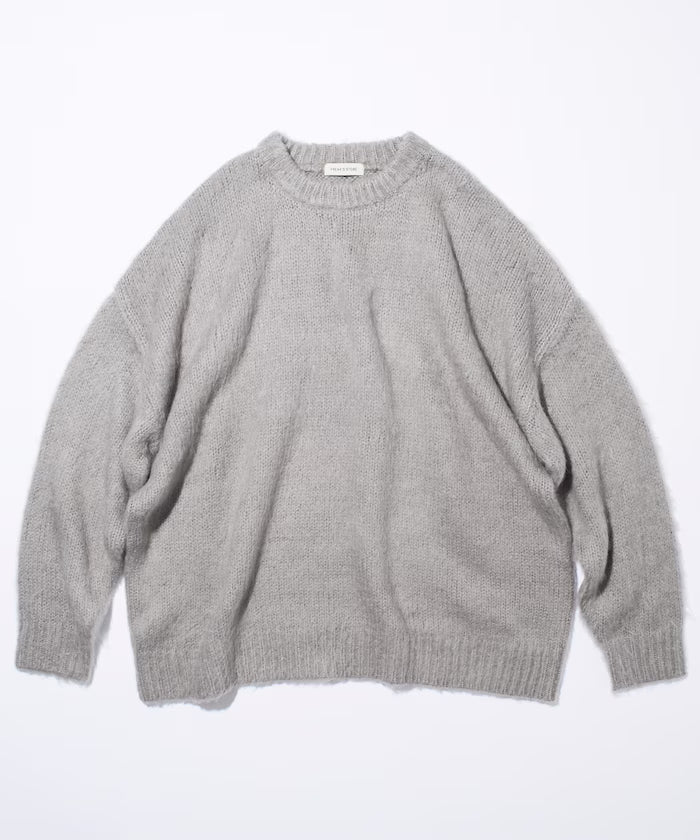 Relaxed Fit Crew Neck Pullover Shaggy Knit [Limited Edition]