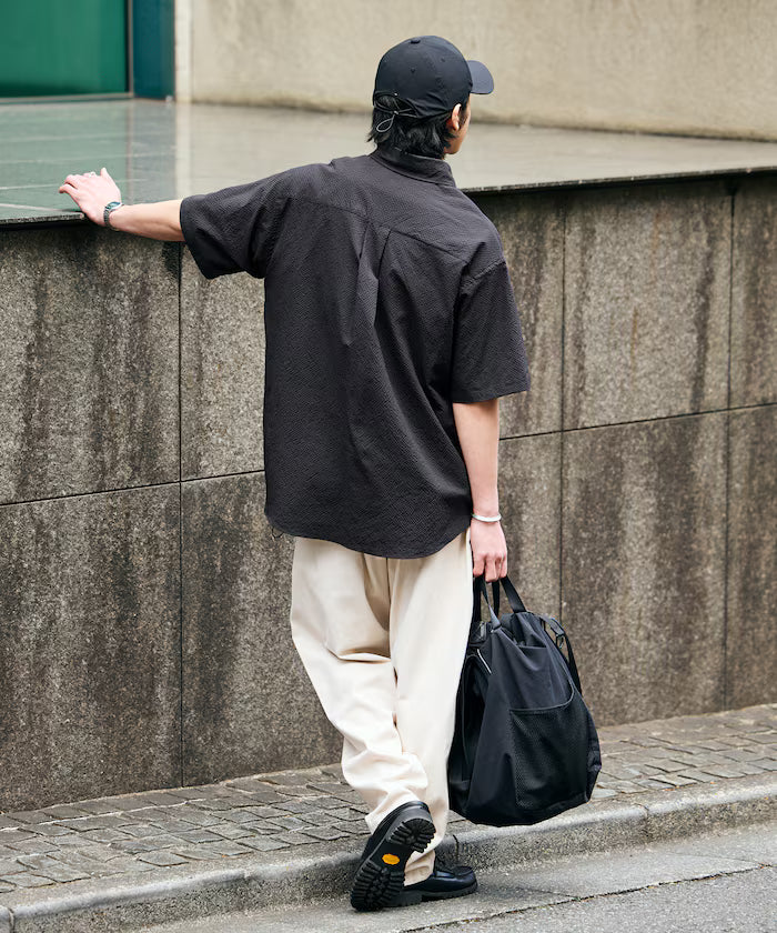 AiRide/AiRide Relax Fit Short Sleeve Seersucker Shirt/Pocketable/Quick Dry/UV Cut [Limited Edition]