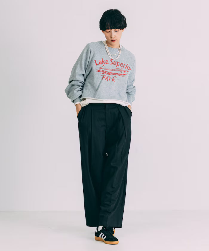 Grunge Cutoff Short Sweatshirt