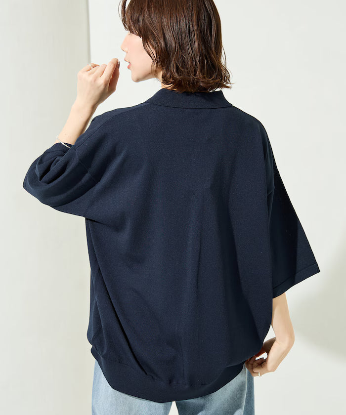 Relax Fit Relax Fit Cool Touch Polo Color Short Sleeve Knit Shirt [Limited Edition]