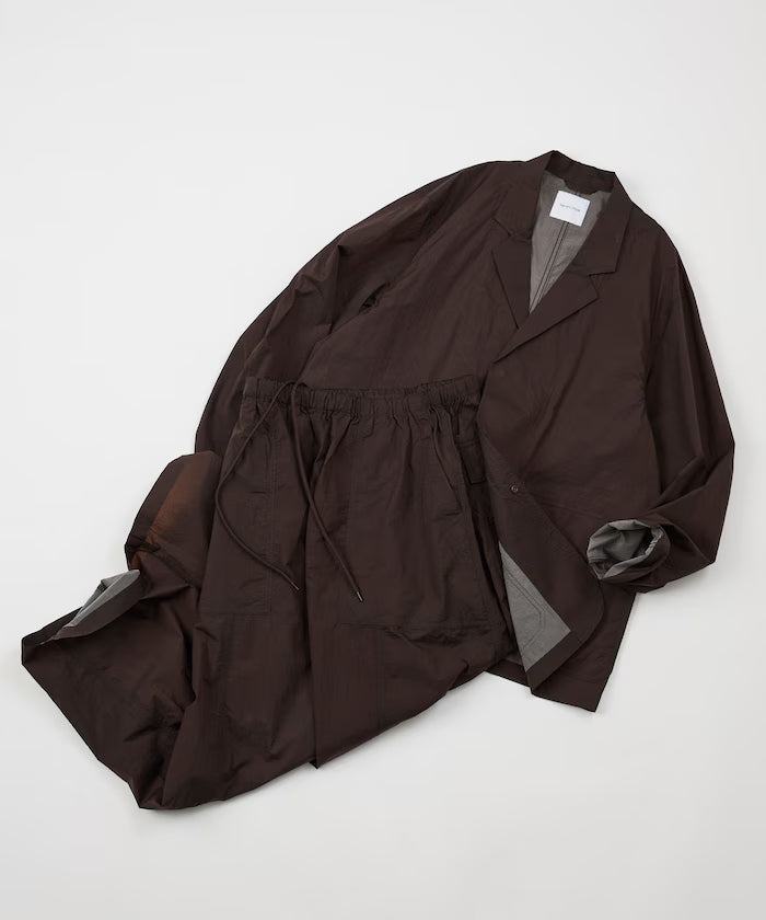 Ultra Light Packable Nylon Travel Set Up - Brown