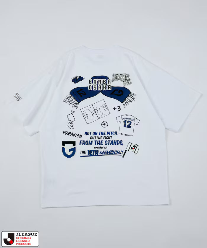 [Sales start on May 15 at 12:00] J.LEAGUE × FREAK'S STORE Exclusive SUPPORTERS SHORT SLEEVE TEE [Gamba Osaka]