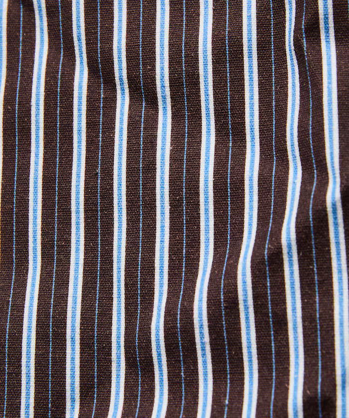 Stripe Print Canvas Tote Bag