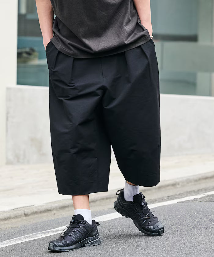 Limited Release Drymix(R) Dry Mix Wide Silhouette Tuck Three Quarter Pants Quick Dry UV Cut