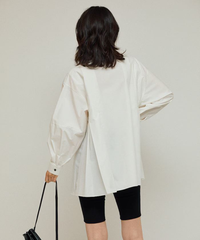 Box Stack Balloon Sleeve Long Sleeve Shirt