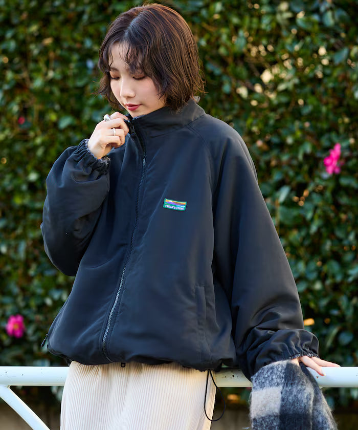 Relaxed Fit Nylon Fleece Reversible Stand Blouson [Limited Edition]