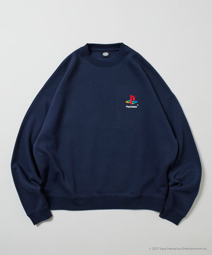 Big Silhouette Logo Back Print Crew Neck Sweat / PlayStation 【Limited Edition】