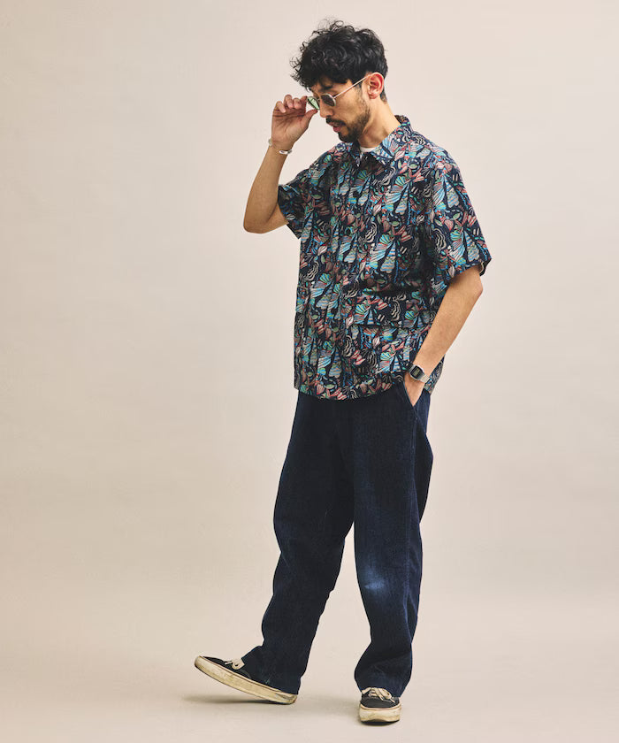 FREAK'S STORE for BEACH & FES Recycled Nylon Short Sleeve Shirt