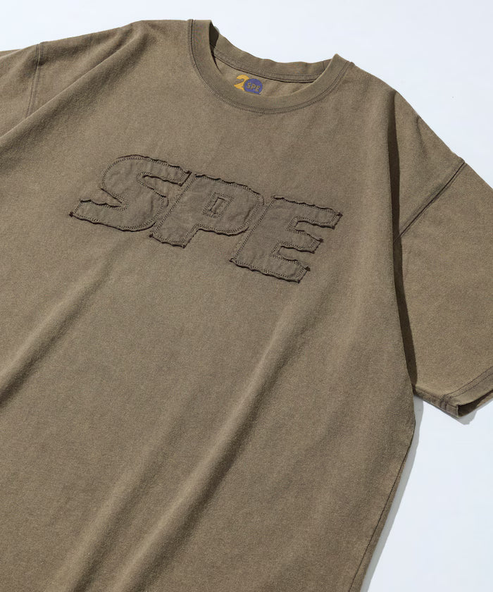 [Release on May 29 at 12:00] SPECIAL OTHERS × FREAK'S STORE Vintage-like Damage Logo Crew Neck T-shirt - Charcoal