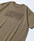 [Release on May 29 at 12:00] SPECIAL OTHERS × FREAK'S STORE Vintage-like Damage Logo Crew Neck T-shirt - Charcoal