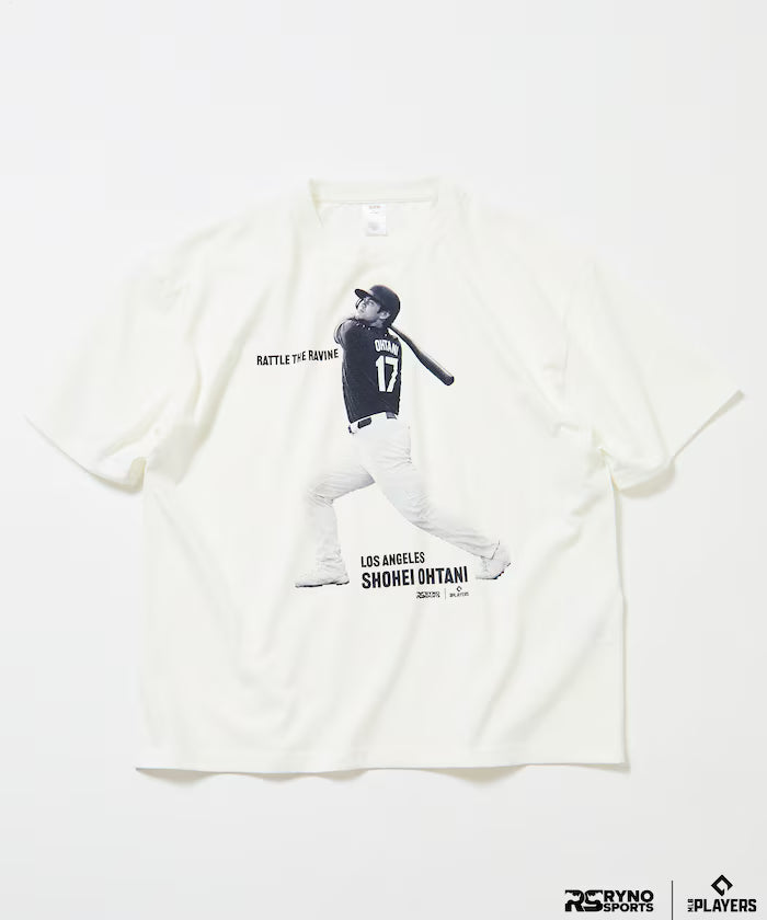 [March 5, 12:00 Release] MLB PLAYERS x RYNO SPORTS x FREAK'S STORE Exclusive [OHTANI] WIDE SHOT PHOTO TEE - White