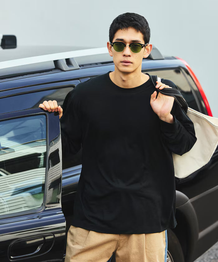 Washable Merino Wool Blend Long Sleeve T-Shirt