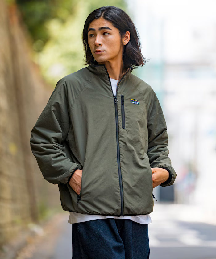 Relaxed Fit Nylon Fleece Reversible Blouson [Limited Release]