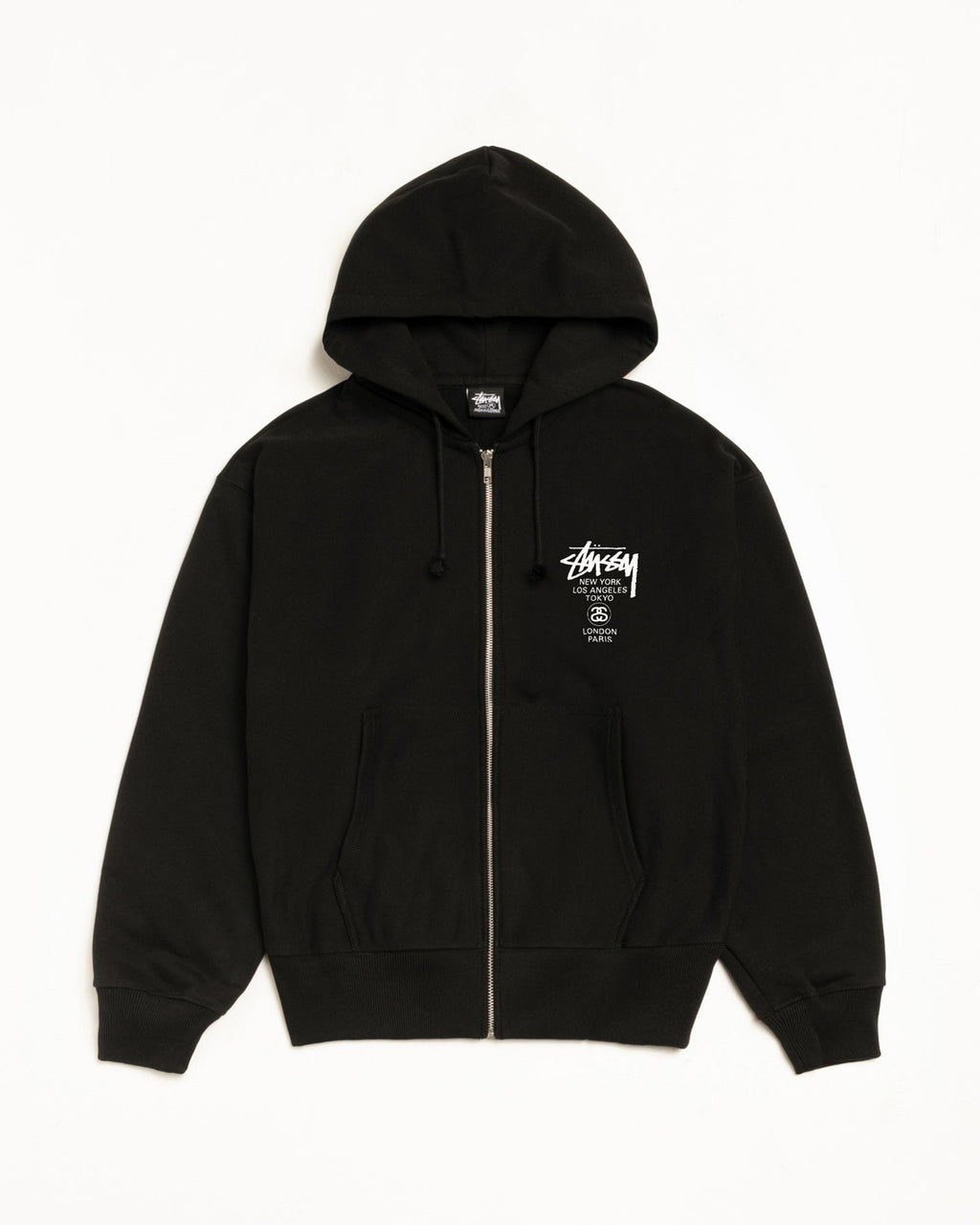 WORLD TOUR ZIP HOODIE - Black