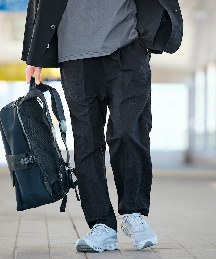 AiRide/AiRide Relax Fit Seersucker Setup/Tailored Jacket/Wide Slacks/Quick Dry/UV Cut 【Limited Release】