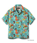 KEONI OF HAWAII “SOUTH PACIFIC SEA” by TROPICANA JOE - TURQUOISE