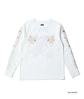 LONG SLEEVE SUKA T-SHIRT EMBROIDERED “EAGLE” - WHITE