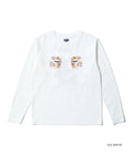 LONG SLEEVE SUKA T-SHIRT EMBROIDERED “DRAGON” - WHITE