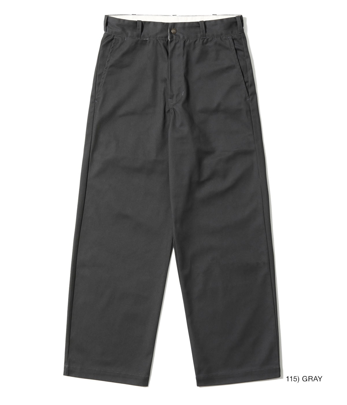 TUF-NUT T/C WIDE WORK TROUSERS - GRAY