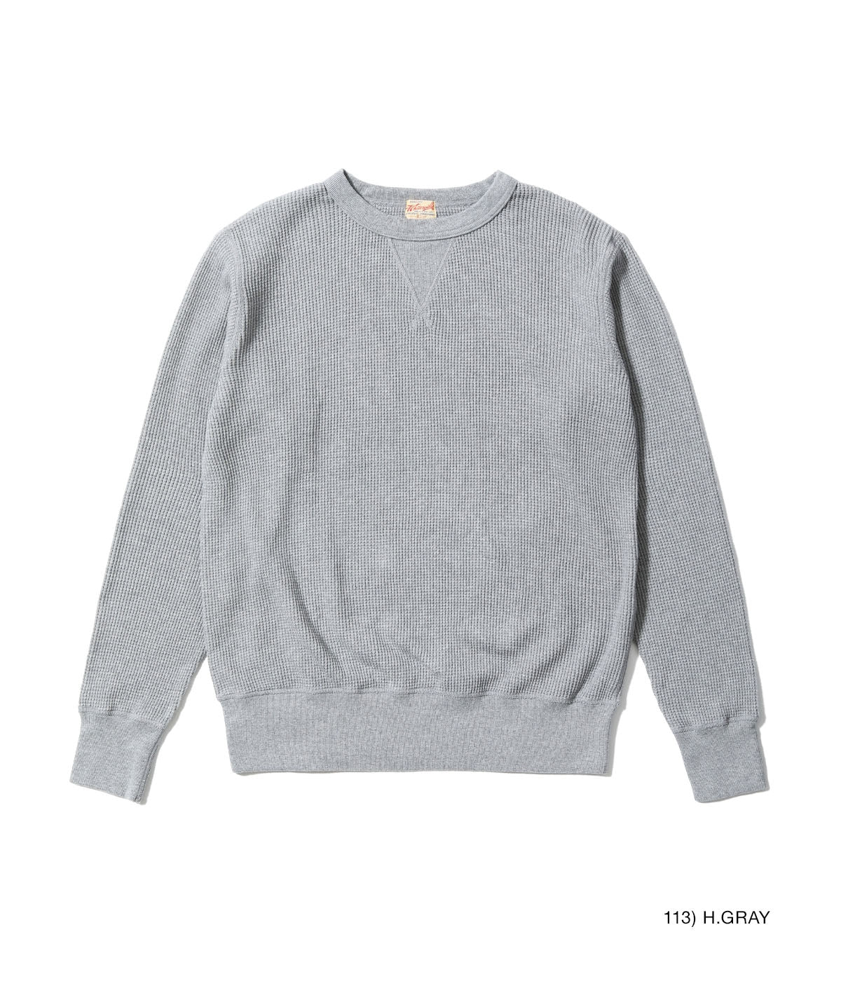 WHITESVILLE THERMAL T-SHIRT - H.GRAY